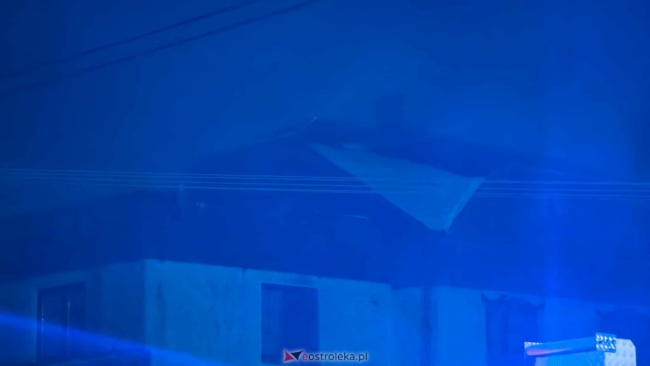Pożar w Rzekuniu [31.01.2026] - zdjęcie #5 - eOstroleka.pl