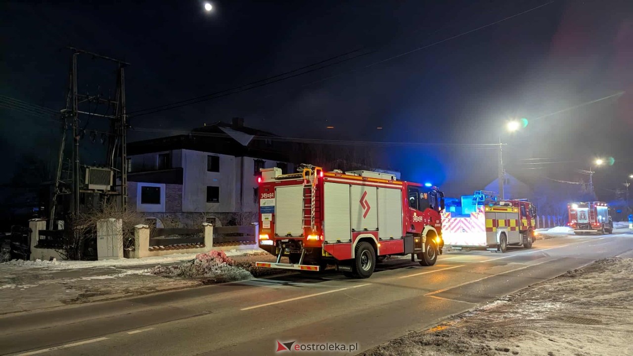 Pożar w Rzekuniu [31.01.2026] - zdjęcie #3 - eOstroleka.pl