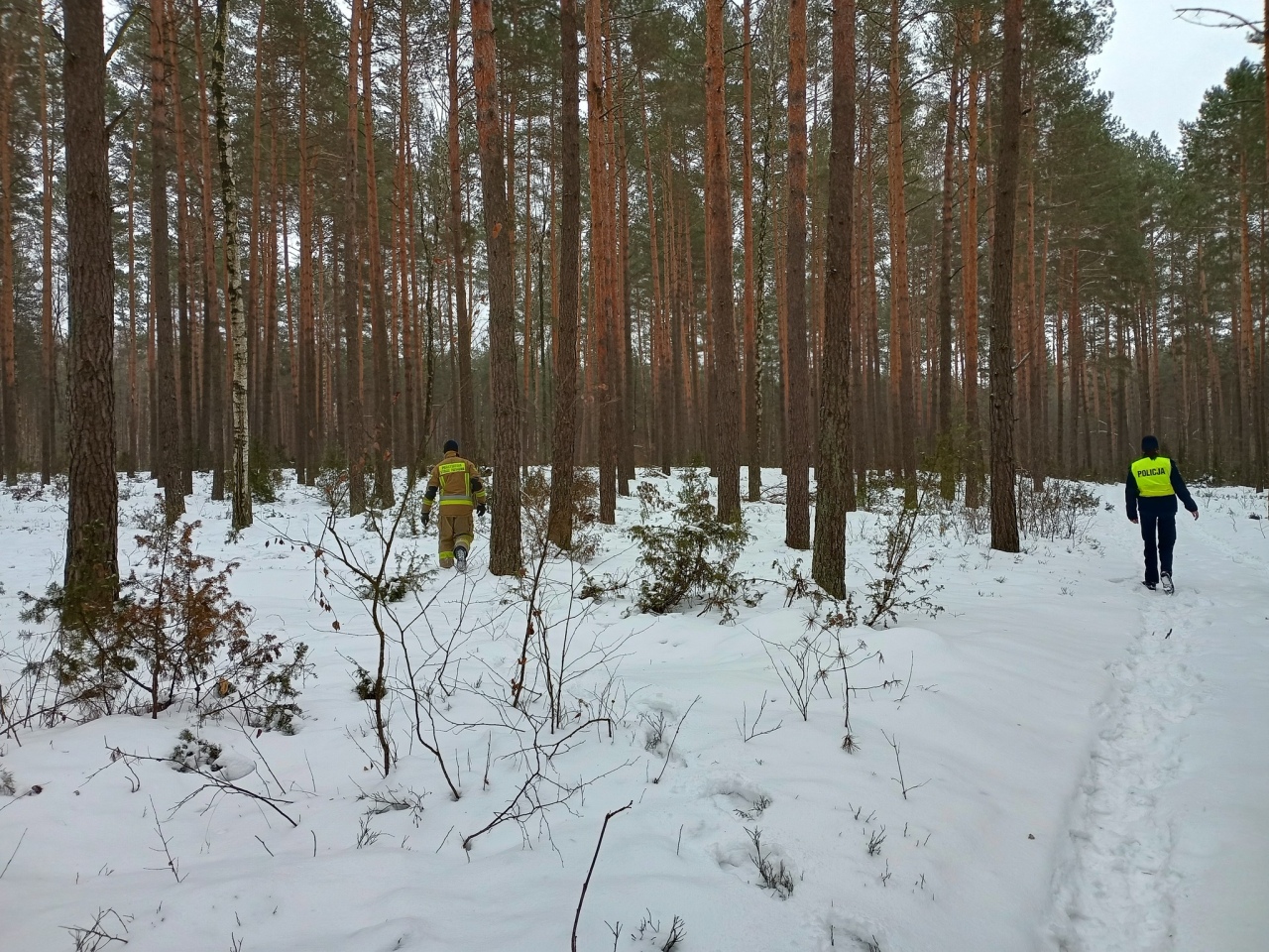 Poszukiwania zaginionego 82-latka, fot. KPP Ostrów Maz - zdjęcie #2 - eOstroleka.pl