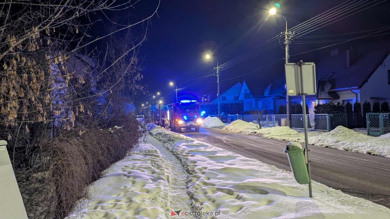 Pożar na Ogródkowej [09.02.2026] - zdjęcie #6 - eOstroleka.pl
