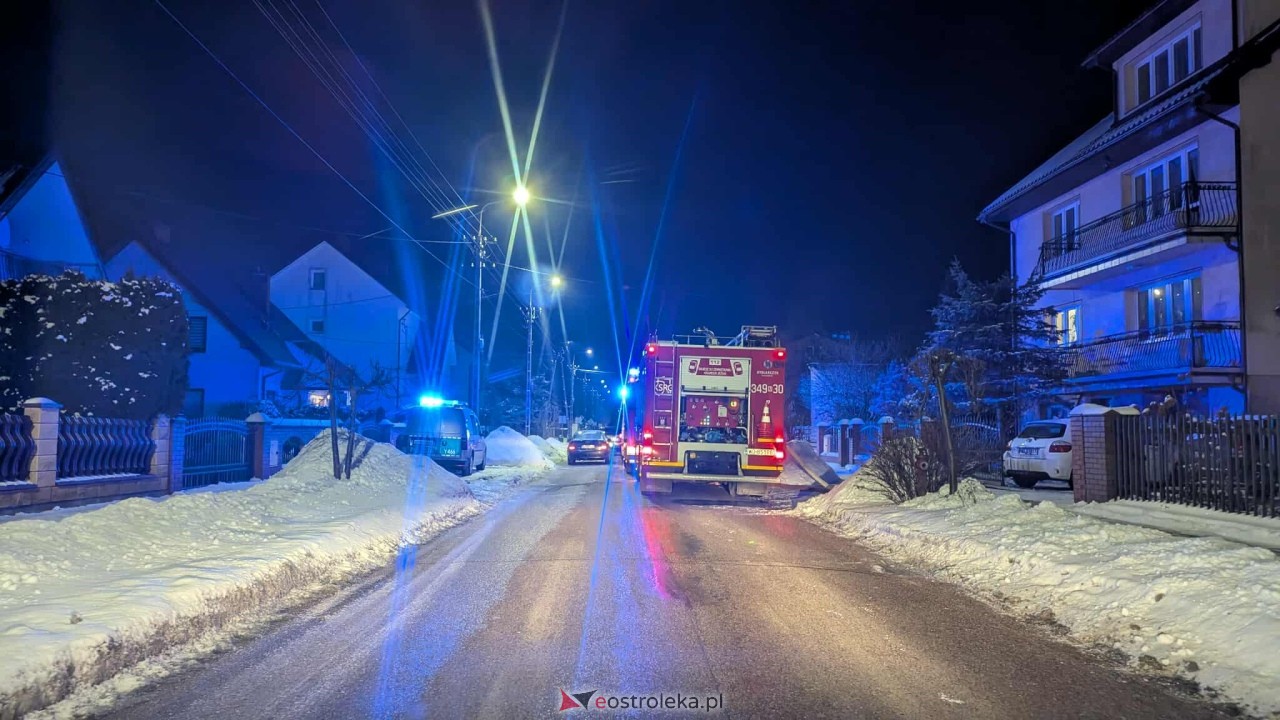 Pożar na Ogródkowej [09.02.2026] - zdjęcie #3 - eOstroleka.pl