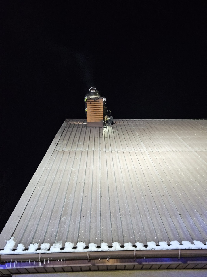 Pożar w miejscowości Plewki [09.02.2026] - zdjęcie #7 - eOstroleka.pl