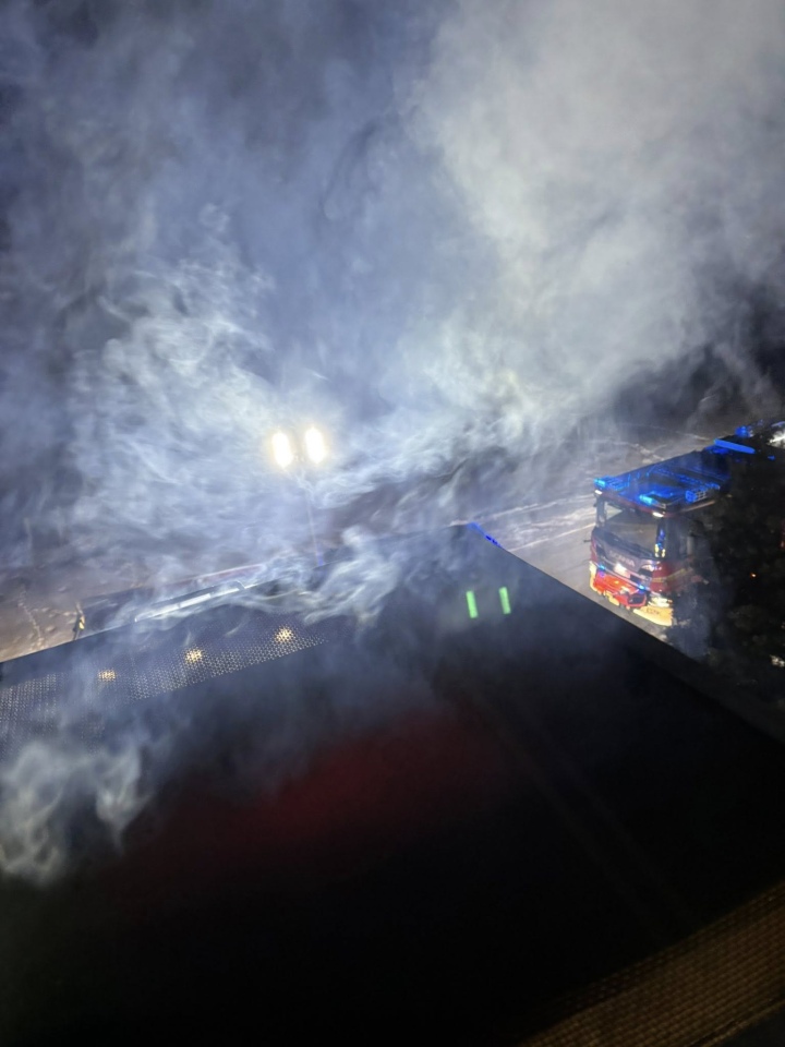 Pożar w miejscowości Plewki [09.02.2026] - zdjęcie #6 - eOstroleka.pl