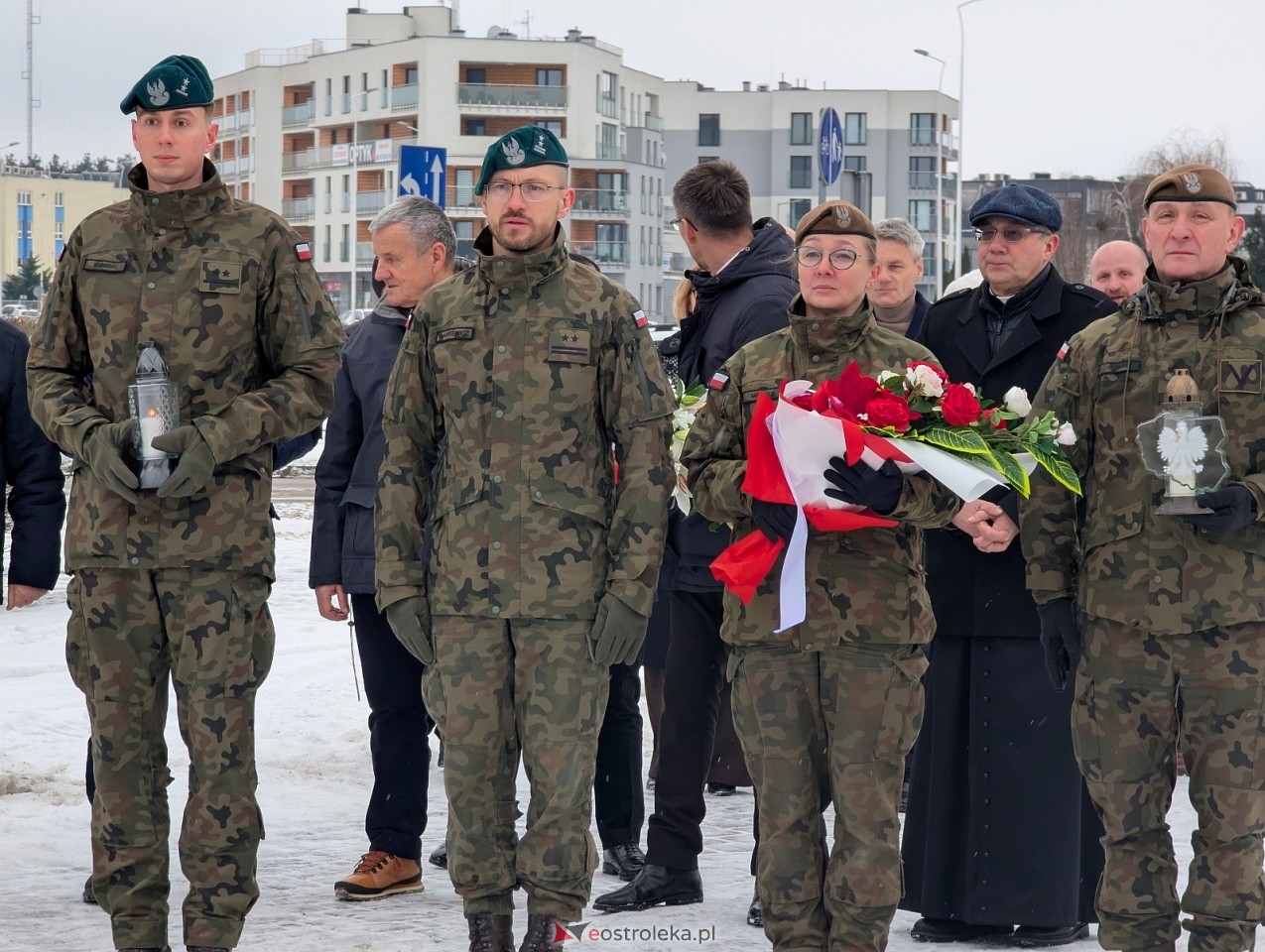 Narodowy Dzień Pamięci Żołnierzy Armii Krajowej w Ostrołęce [14.02.2026] - zdjęcie #15 - eOstroleka.pl