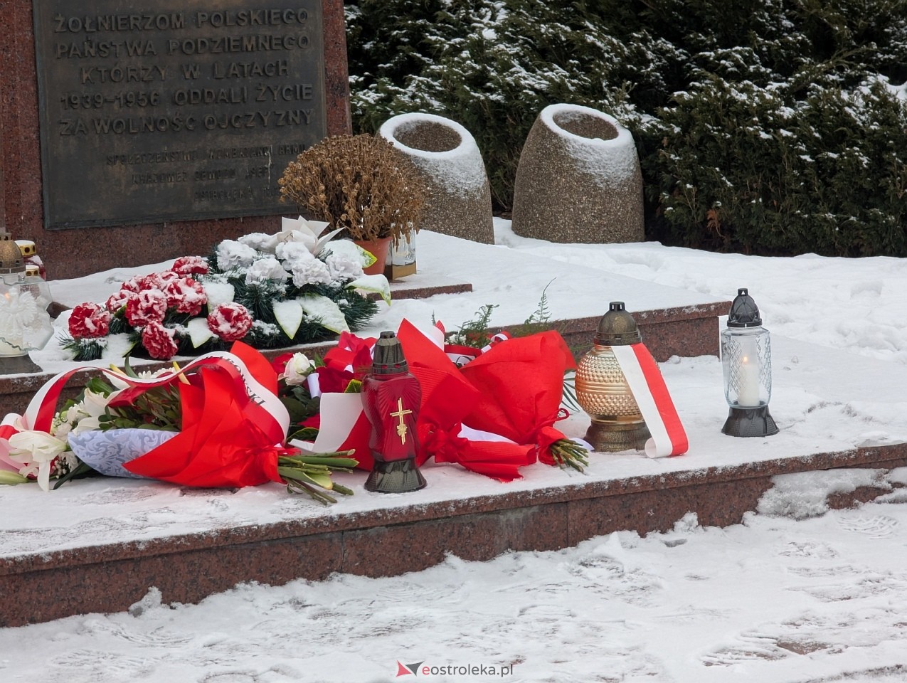 Narodowy Dzień Pamięci Żołnierzy Armii Krajowej w Ostrołęce [14.02.2026] - zdjęcie #1 - eOstroleka.pl