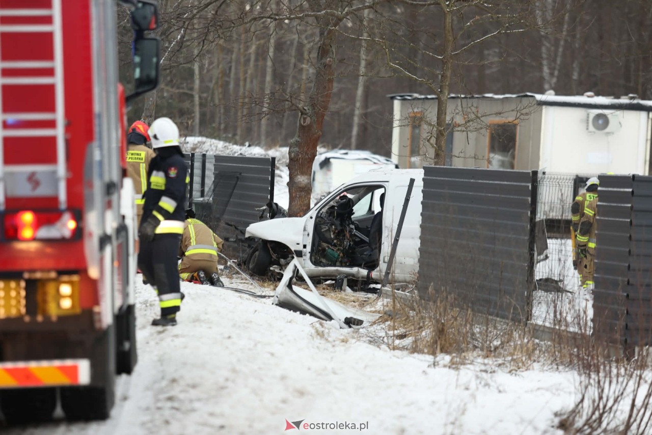 Wypadek w Białobieli [14.02.2026] - zdjęcie #29 - eOstroleka.pl