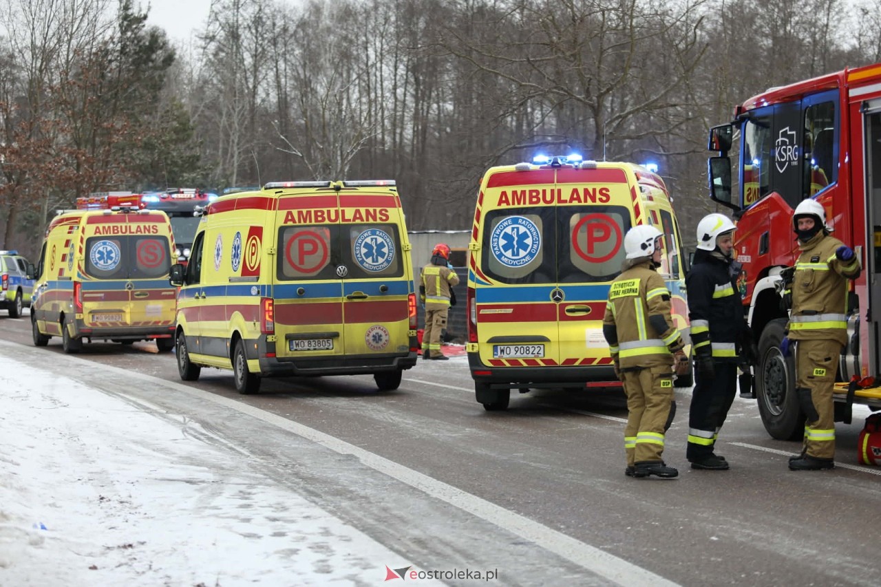 Wypadek w Białobieli [14.02.2026] - zdjęcie #26 - eOstroleka.pl