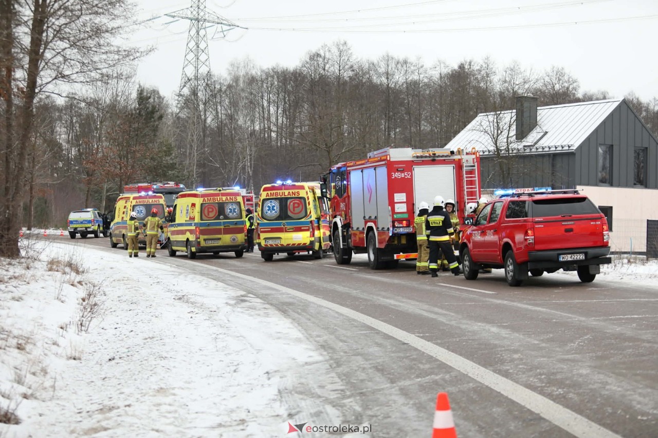 Wypadek w Białobieli [14.02.2026] - zdjęcie #23 - eOstroleka.pl