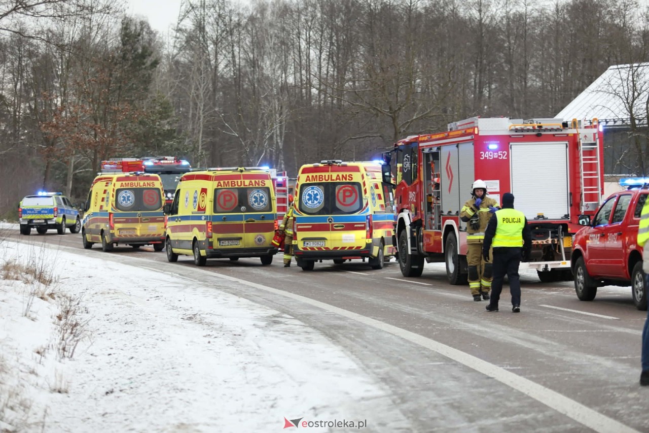 Wypadek w Białobieli [14.02.2026] - zdjęcie #19 - eOstroleka.pl