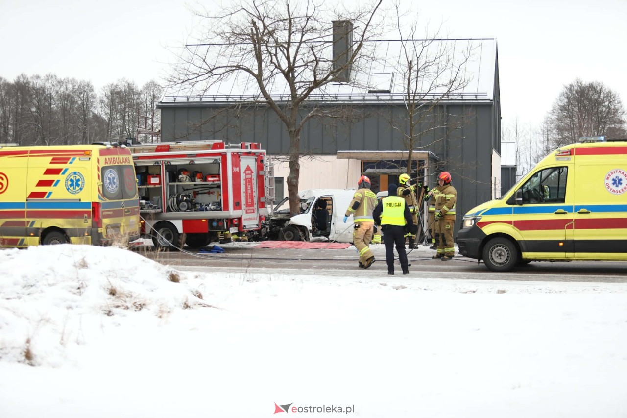 Wypadek w Białobieli [14.02.2026] - zdjęcie #10 - eOstroleka.pl