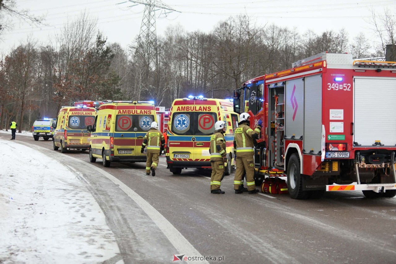 Wypadek w Białobieli [14.02.2026] - zdjęcie #7 - eOstroleka.pl