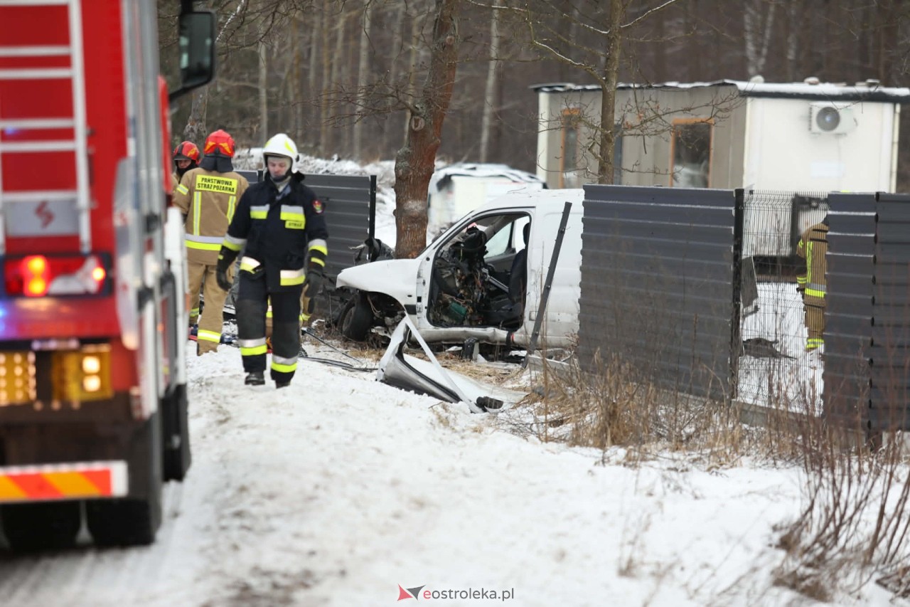 Wypadek w Białobieli [14.02.2026] - zdjęcie #6 - eOstroleka.pl