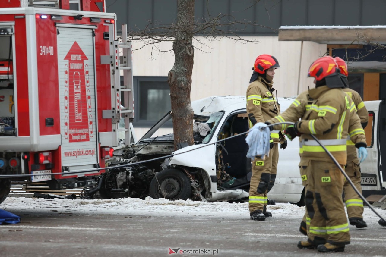 Wypadek w Białobieli [14.02.2026] - zdjęcie #5 - eOstroleka.pl