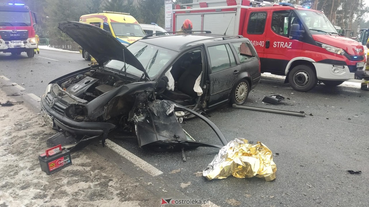 Wypadek w Laskowcu [18.02.2026] - zdjęcie #11 - eOstroleka.pl