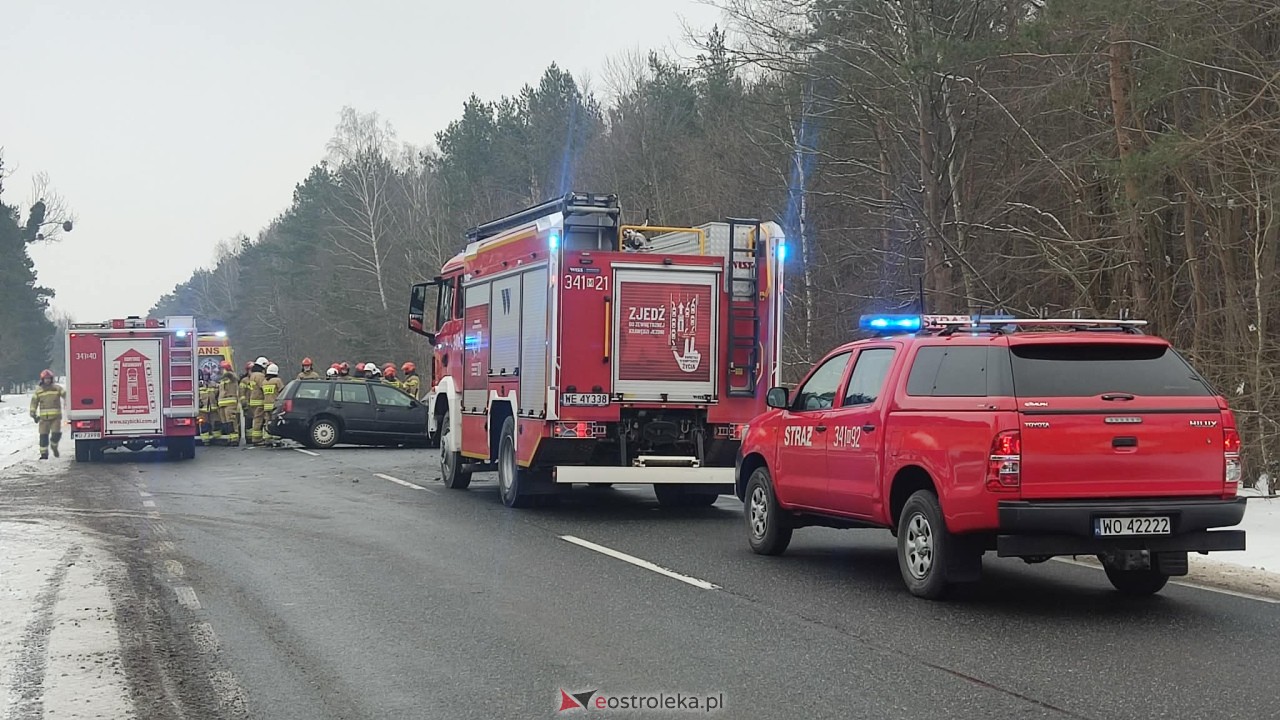 Wypadek w Laskowcu [18.02.2026] - zdjęcie #10 - eOstroleka.pl
