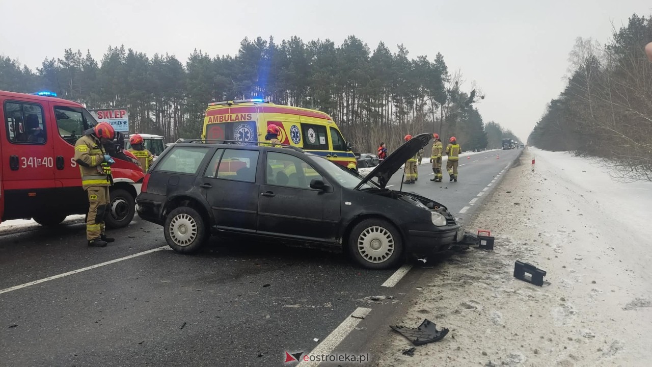 Wypadek w Laskowcu [18.02.2026] - zdjęcie #9 - eOstroleka.pl