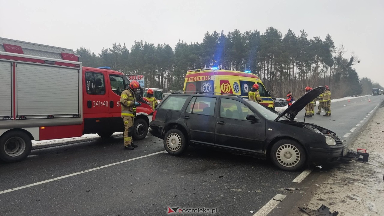 Wypadek w Laskowcu [18.02.2026] - zdjęcie #7 - eOstroleka.pl