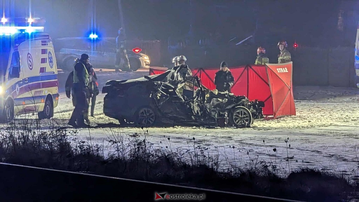 Wypadek na przejeździe kolejowym w Susku Nowym [21.02.2026] - zdjęcie #12 - eOstroleka.pl
