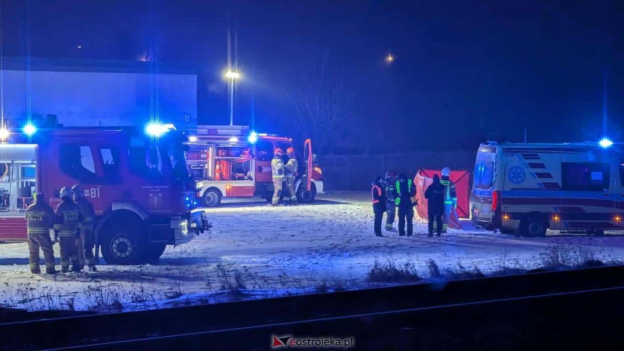 Wypadek na przejeździe kolejowym w Susku Nowym [21.02.2026] - zdjęcie #21 - eOstroleka.pl