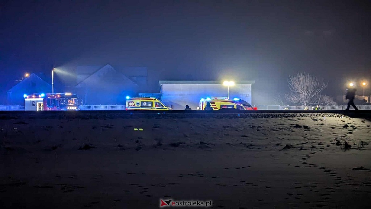 Wypadek na przejeździe kolejowym w Susku Nowym [21.02.2026] - zdjęcie #5 - eOstroleka.pl