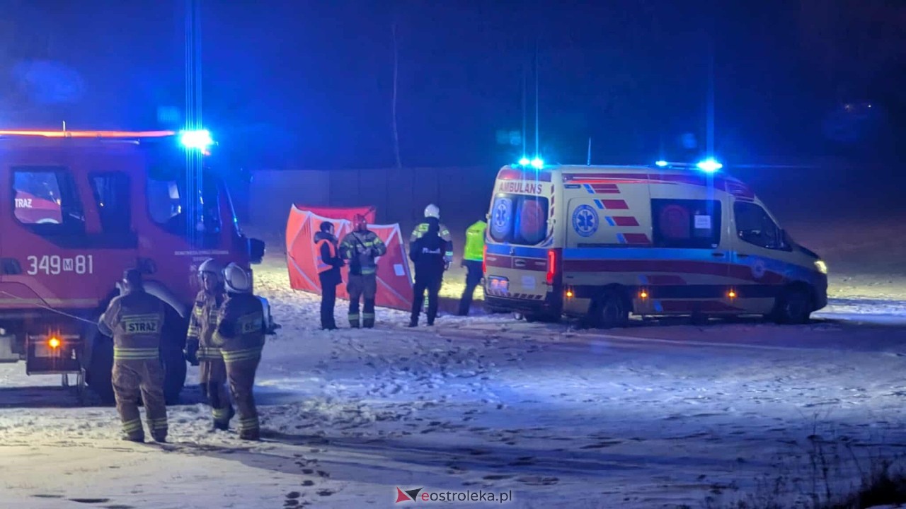 Wypadek na przejeździe kolejowym w Susku Nowym [21.02.2026] - zdjęcie #15 - eOstroleka.pl