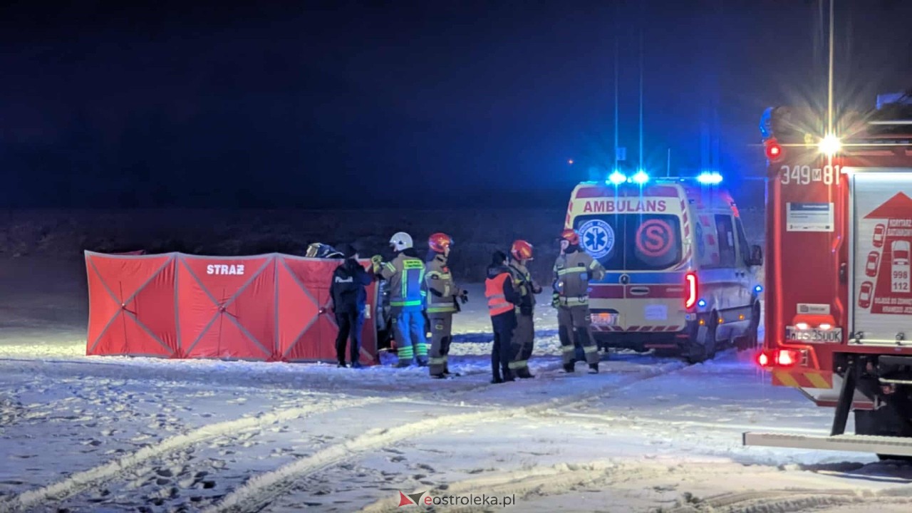 Wypadek na przejeździe kolejowym w Susku Nowym [21.02.2026] - zdjęcie #14 - eOstroleka.pl