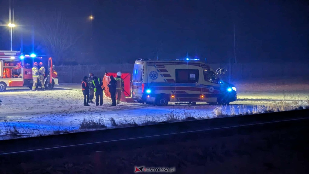 Wypadek na przejeździe kolejowym w Susku Nowym [21.02.2026] - zdjęcie #13 - eOstroleka.pl