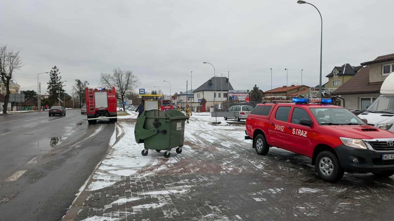 Pożar na 11 Listopada [25.02.2026] - zdjęcie #5 - eOstroleka.pl