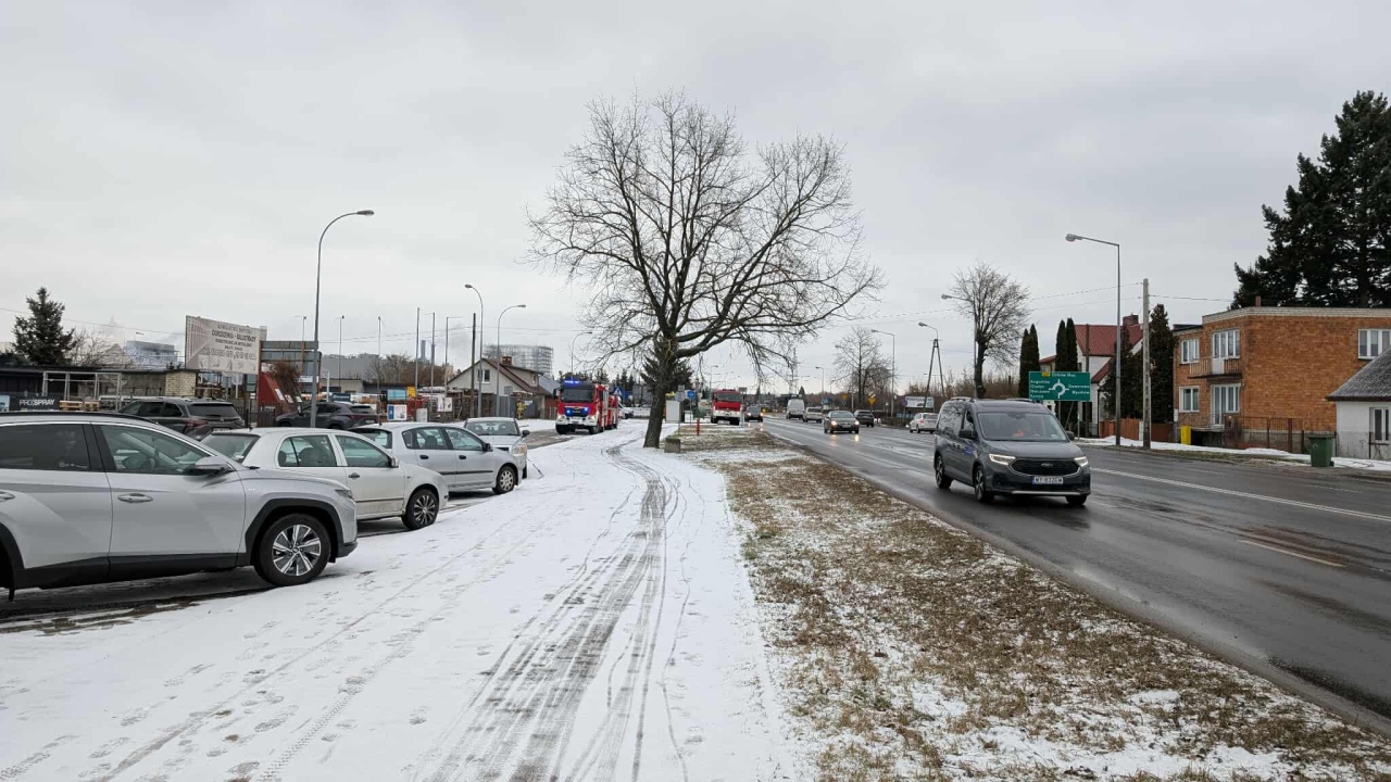 Pożar na 11 Listopada [25.02.2026] - zdjęcie #3 - eOstroleka.pl