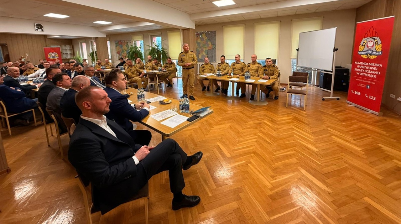 Odprawa roczna w PSP w Ostrołęce [27.02.2026] - zdjęcie #6 - eOstroleka.pl