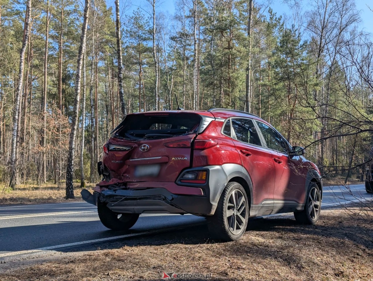 Wypadek w Łodziskach [01.03.2026] - zdjęcie #13 - eOstroleka.pl