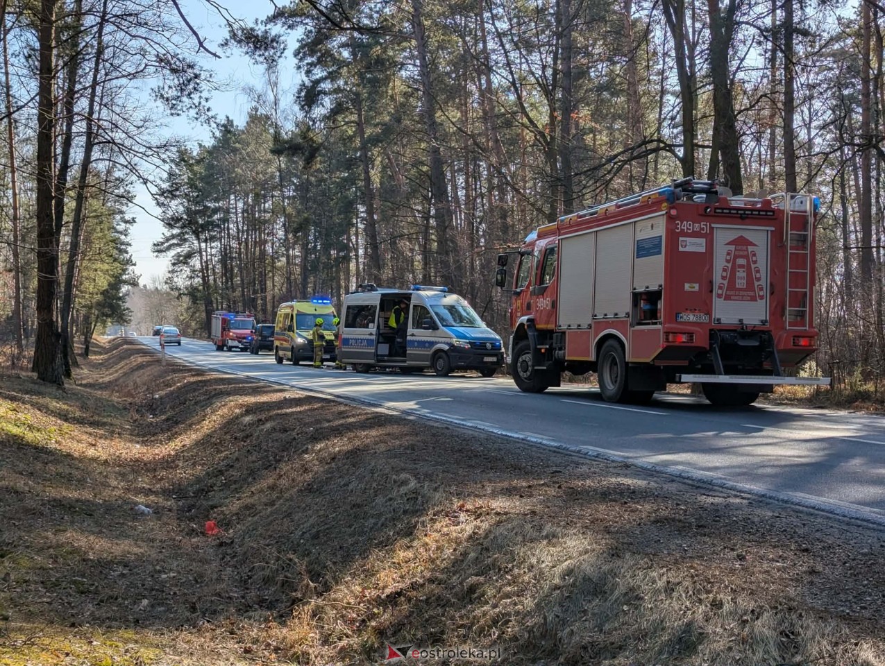 Wypadek w Łodziskach [01.03.2026] - zdjęcie #12 - eOstroleka.pl