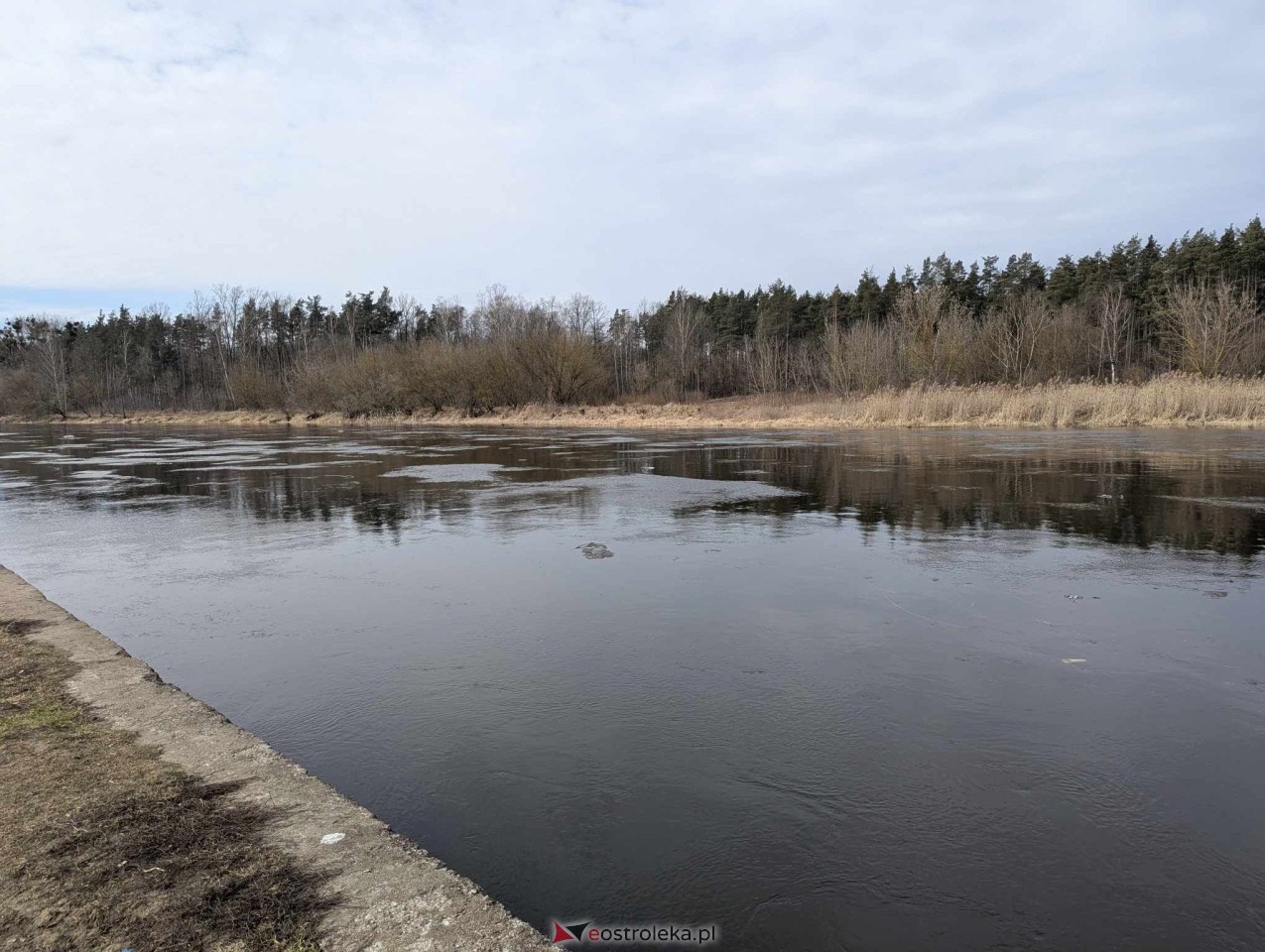 Stan wody w Ostrołęce [2.03.2026] - zdjęcie #1 - eOstroleka.pl