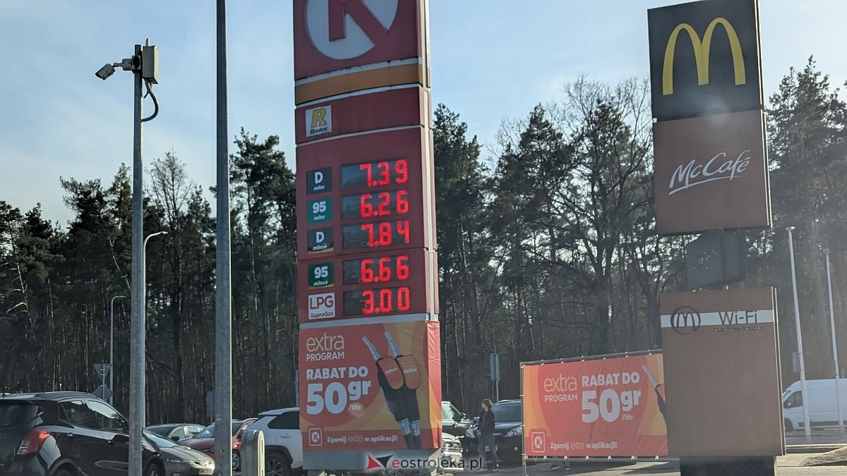 Sobota na stacjach paliw w Ostrołęce. Zestawienie cen [07.03.2026]] - zdjęcie #6 - eOstroleka.pl
