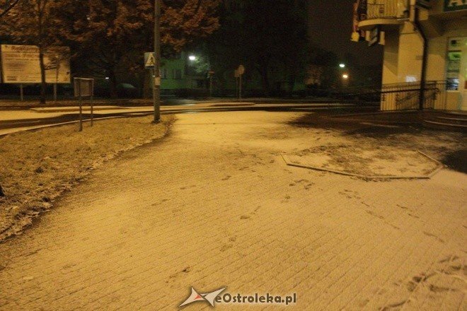 Zima 2011 - pierwszy śnieg w Ostrołęce [18.11.2011] - zdjęcie #7 - eOstroleka.pl