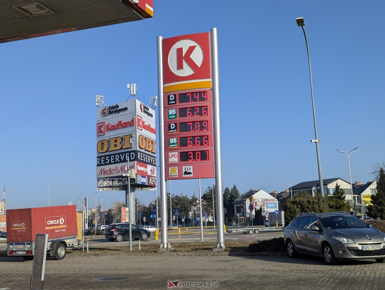 Ceny pali w Ostrołęce - dane z 9 marca 2026 - zdjęcie #1 - eOstroleka.pl