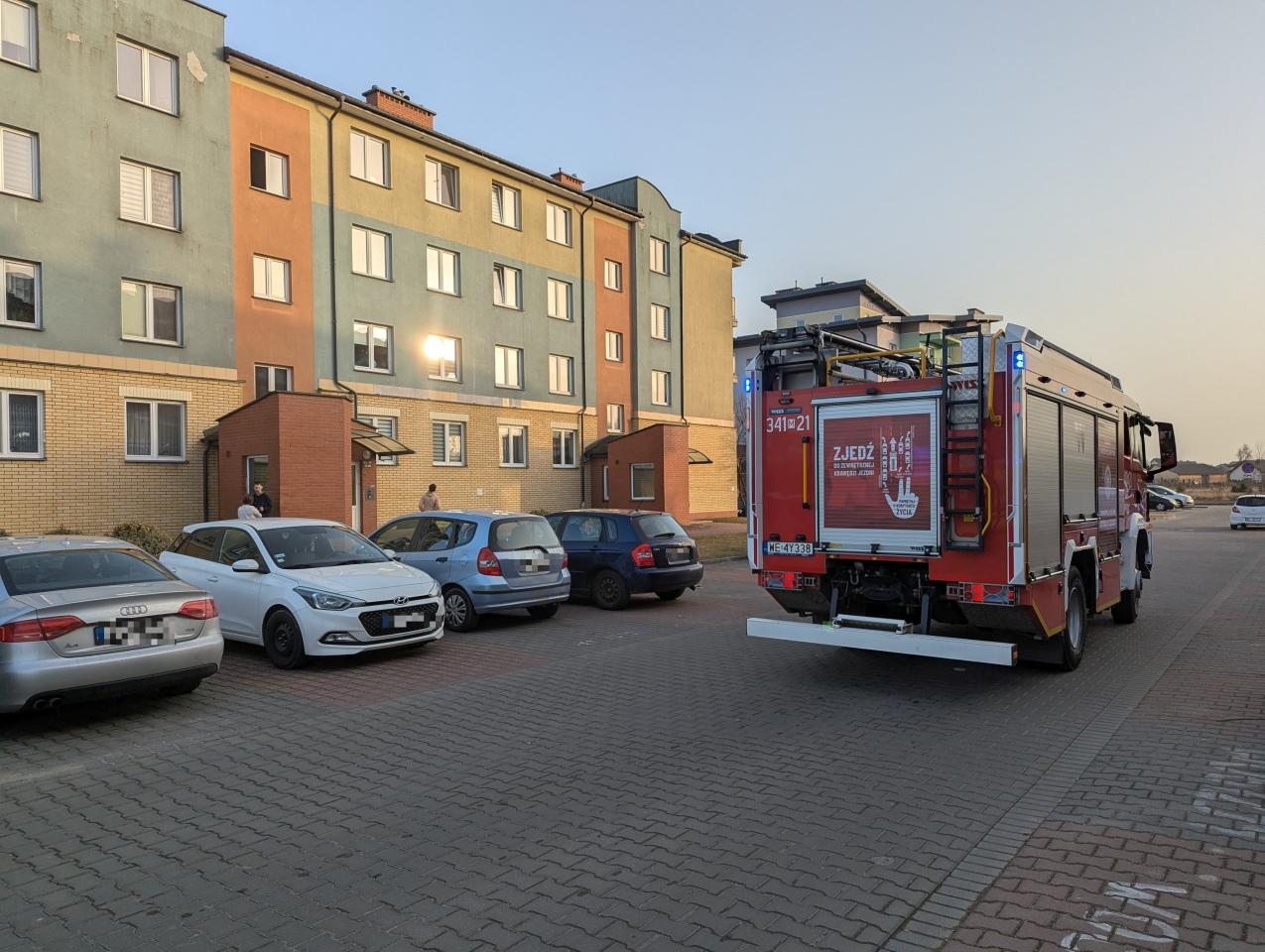 Interwencja służb ratunkowych przy al. Jana Pawła II [11.03.2026] - zdjęcie #9 - eOstroleka.pl
