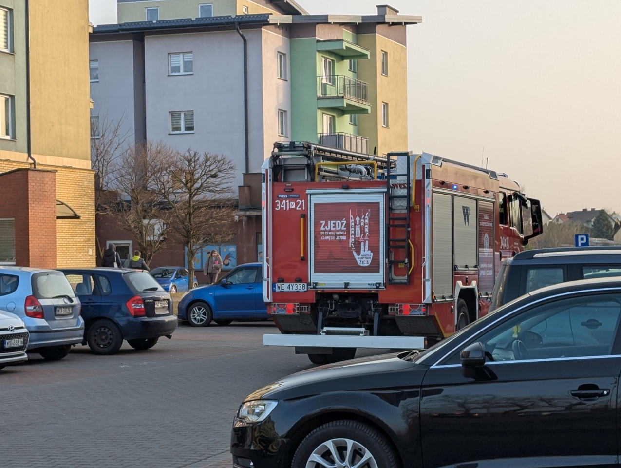 Interwencja służb ratunkowych przy al. Jana Pawła II [11.03.2026] - zdjęcie #5 - eOstroleka.pl