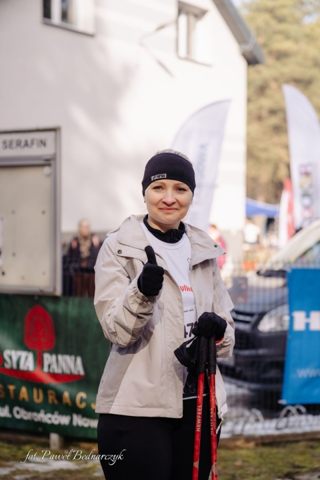 Serafin gościł biegaczy i miłośników Nordic Walking. Tak wyglądał VIII Kurpiowski Bieg Morsa [08.03.2026]  - zdjęcie #264 - eOstroleka.pl