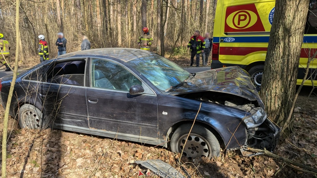 Wypadek w Czerwinie [16.03.2026] - zdjęcie #3 - eOstroleka.pl