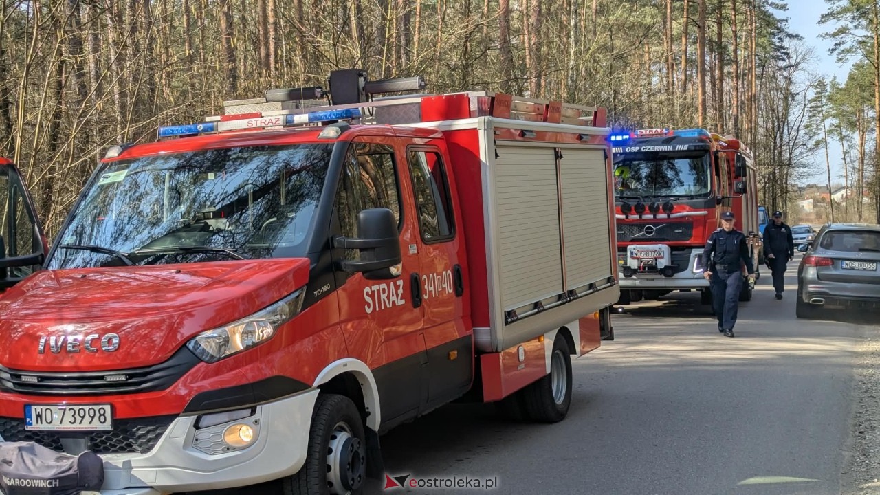 Wypadek w Czerwinie [16.03.2026] - zdjęcie #2 - eOstroleka.pl