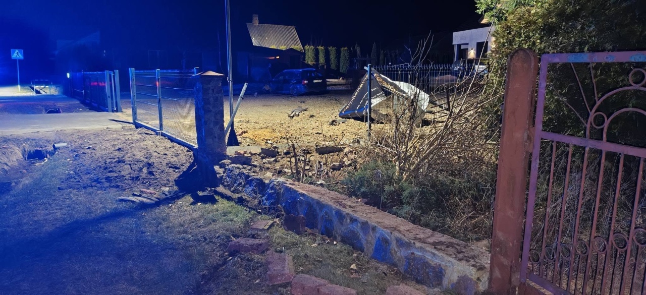 Wypadek w Wąsewie [14.03.2026] - zdjęcie #4 - eOstroleka.pl