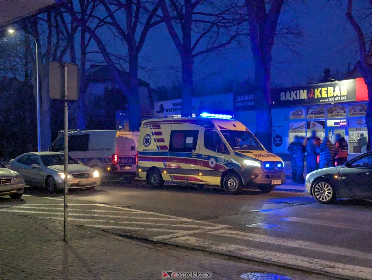 Interwencja służb przy Piłsudskiego [16.03.2026] - zdjęcie #1 - eOstroleka.pl