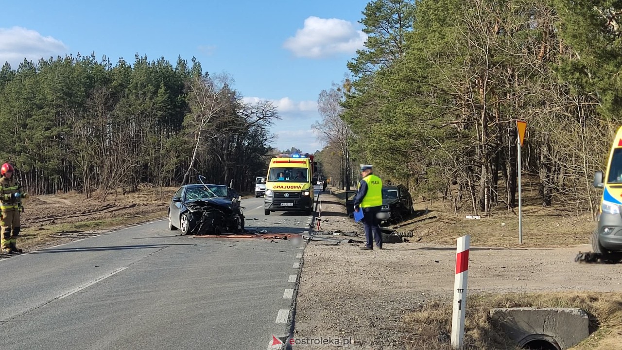 Wypadek w Antoniach na DK-53 [17.03.2026] - zdjęcie #13 - eOstroleka.pl