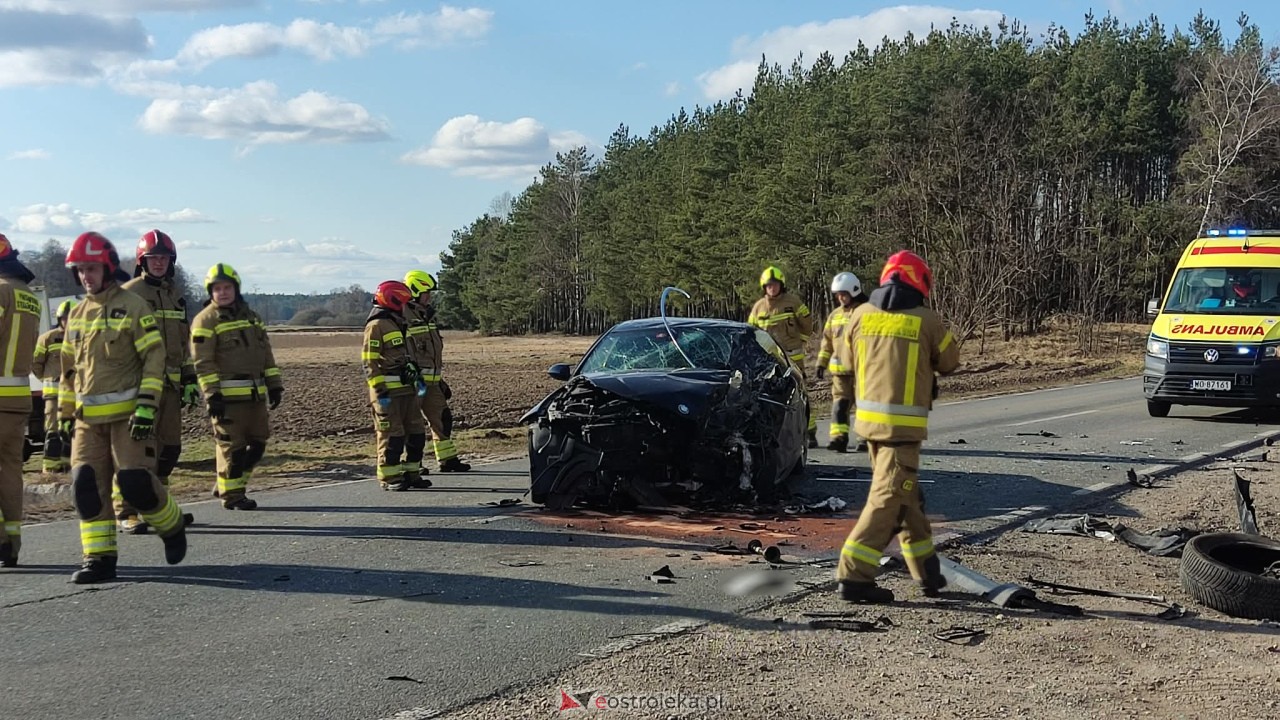 Wypadek w Antoniach na DK-53 [17.03.2026] - zdjęcie #9 - eOstroleka.pl