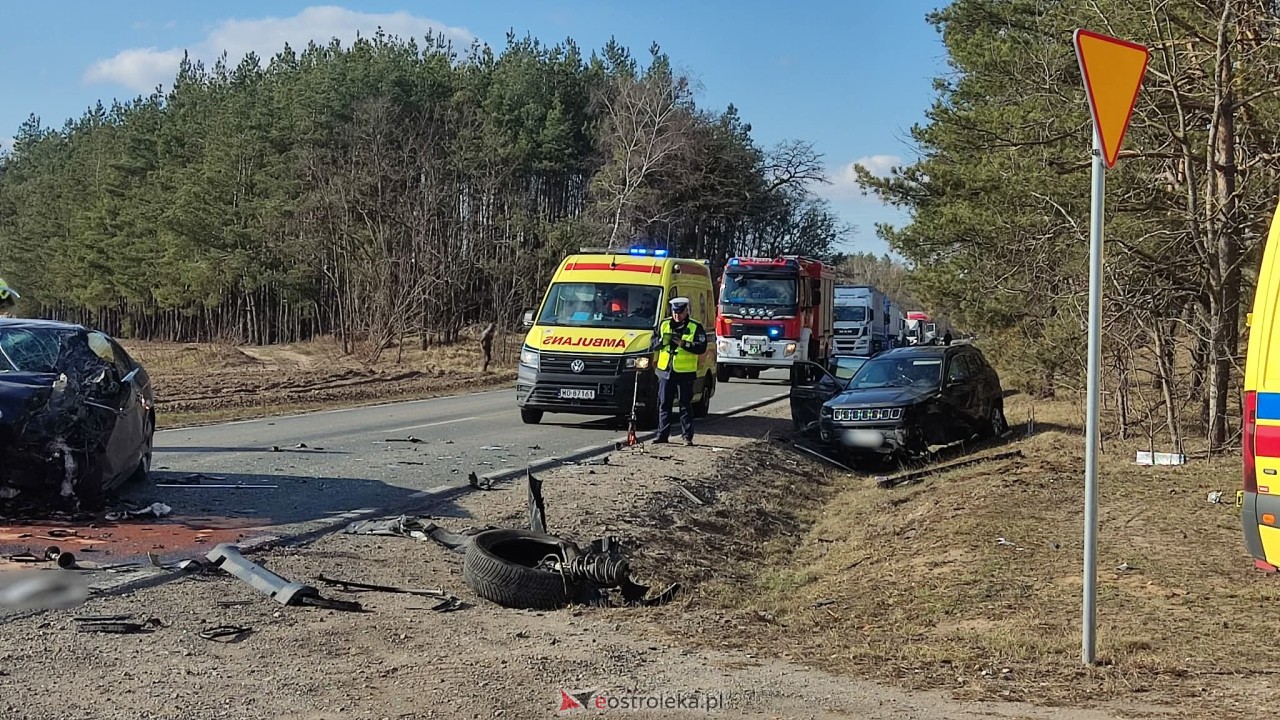 Wypadek w Antoniach na DK-53 [17.03.2026] - zdjęcie #7 - eOstroleka.pl