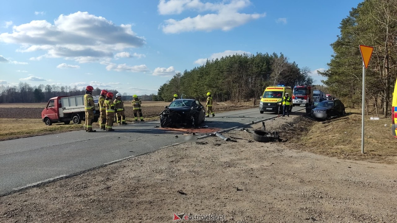 Wypadek w Antoniach na DK-53 [17.03.2026] - zdjęcie #4 - eOstroleka.pl
