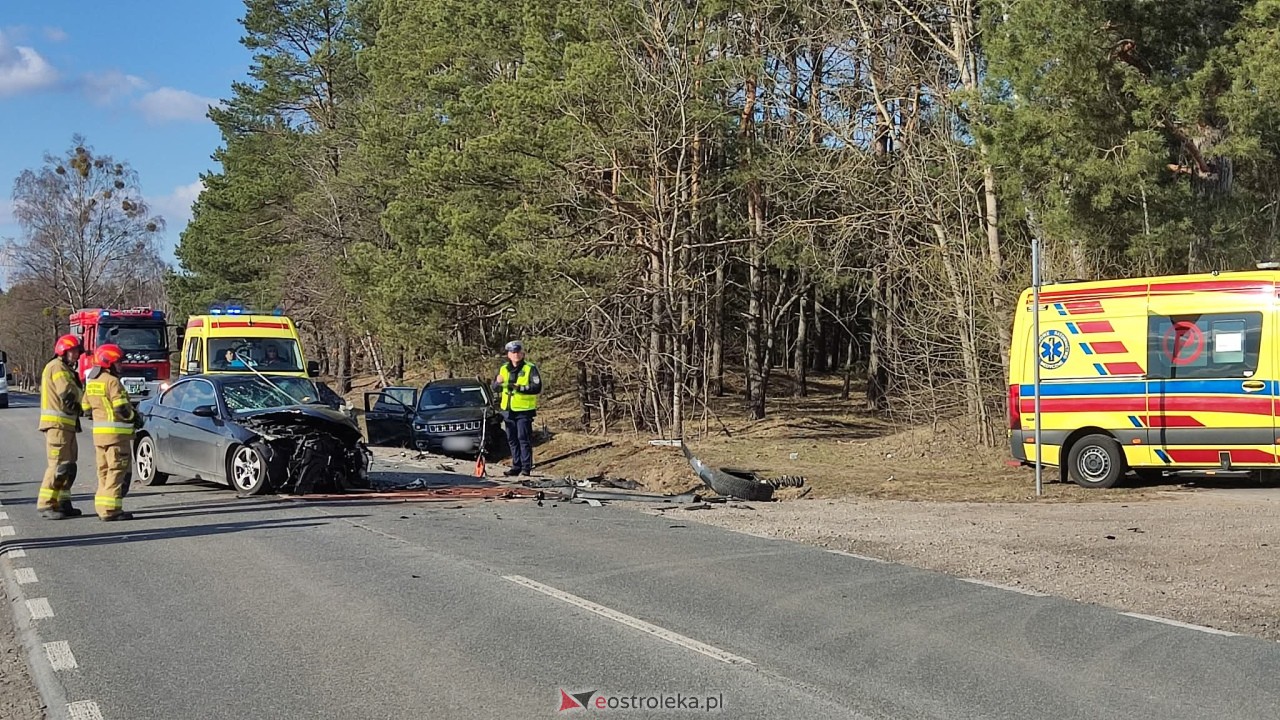 Wypadek w Antoniach na DK-53 [17.03.2026] - zdjęcie #1 - eOstroleka.pl
