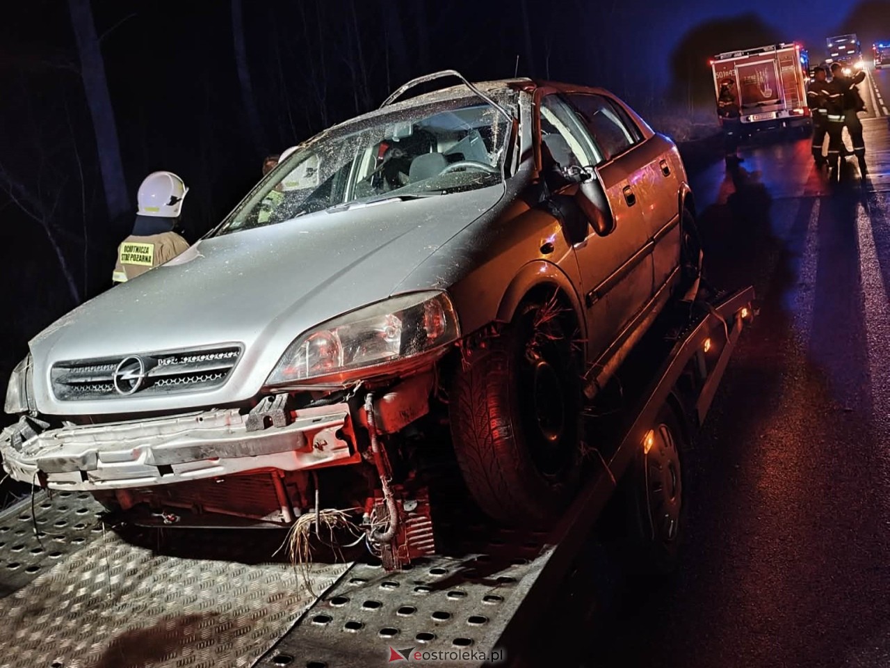 Wypadek w Kaszewcu [26.03.2026] - zdjęcie #1 - eOstroleka.pl