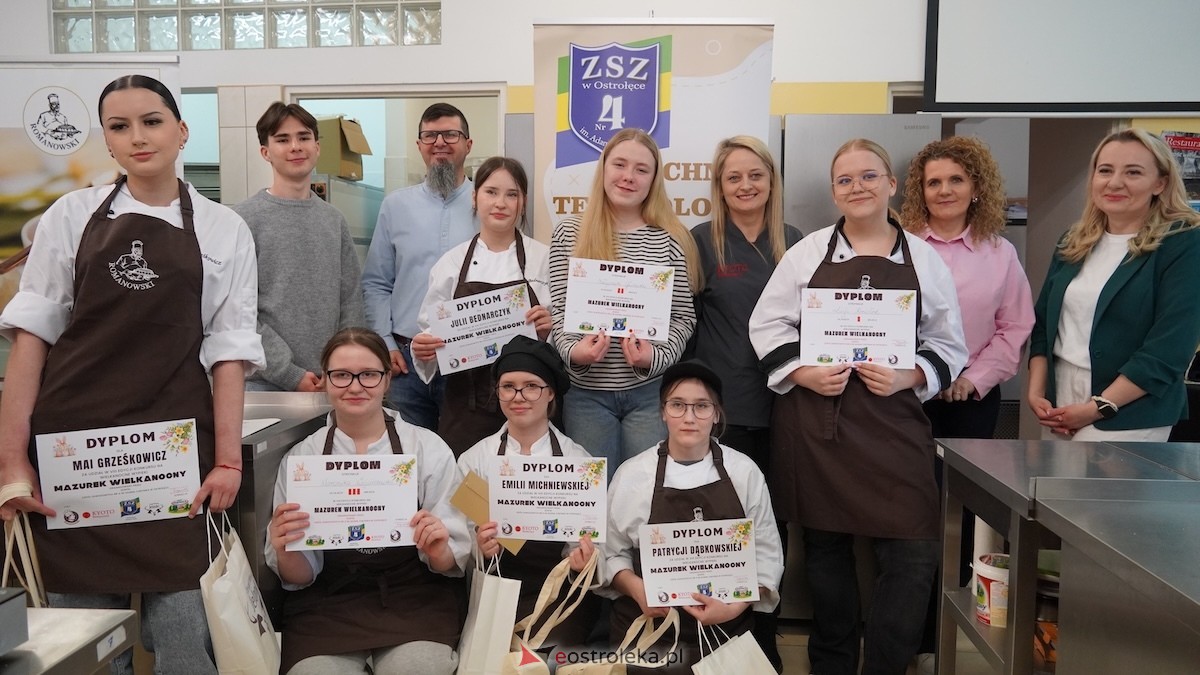 VIII Edycja Konkursu Wypieki Wielkanocne - Mazurek Wielkanocny w ZSZ nr 4 w Ostrołęce - zdjęcie #1 - eOstroleka.pl